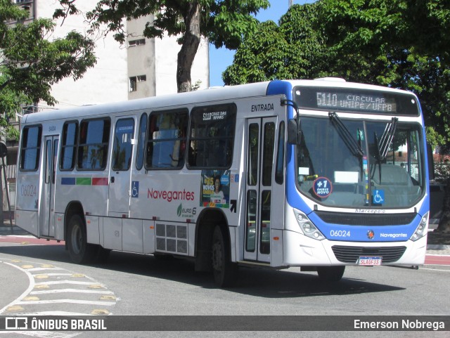 Consórcio Navegantes - 06 > Santa Maria > Transportes Boa Viagem 06024 na cidade de João Pessoa, Paraíba, Brasil, por Emerson Nobrega. ID da foto: 12057200.
