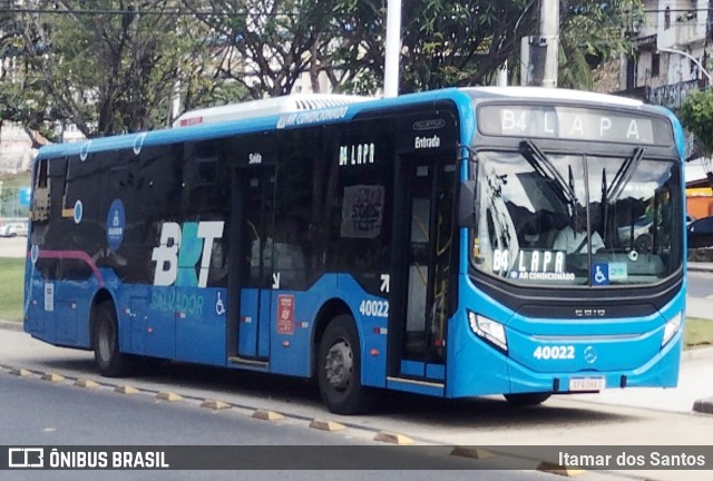 BRT Salvador 40022 na cidade de Salvador, Bahia, Brasil, por Itamar dos Santos. ID da foto: 12057321.