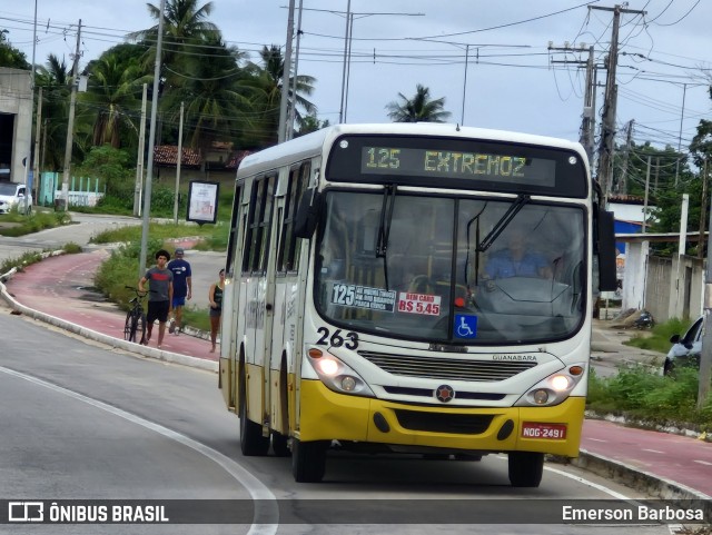 Transportes Guanabara 263 na cidade de Natal, Rio Grande do Norte, Brasil, por Emerson Barbosa. ID da foto: 12056620.