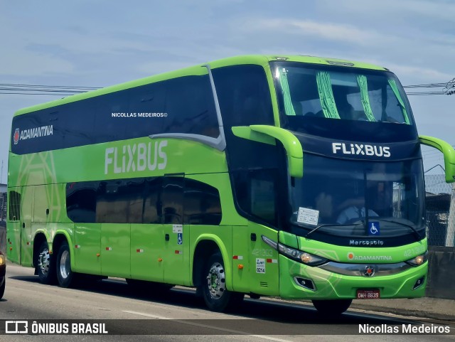 FlixBus Transporte e Tecnologia do Brasil 421303 na cidade de Nova Iguaçu, Rio de Janeiro, Brasil, por Nicollas Medeiros. ID da foto: 12057633.