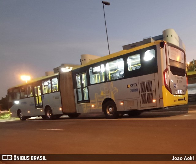 City Transporte Urbano Intermodal Sorocaba 2800 na cidade de Sorocaba, São Paulo, Brasil, por Joao Aoki. ID da foto: 12055582.