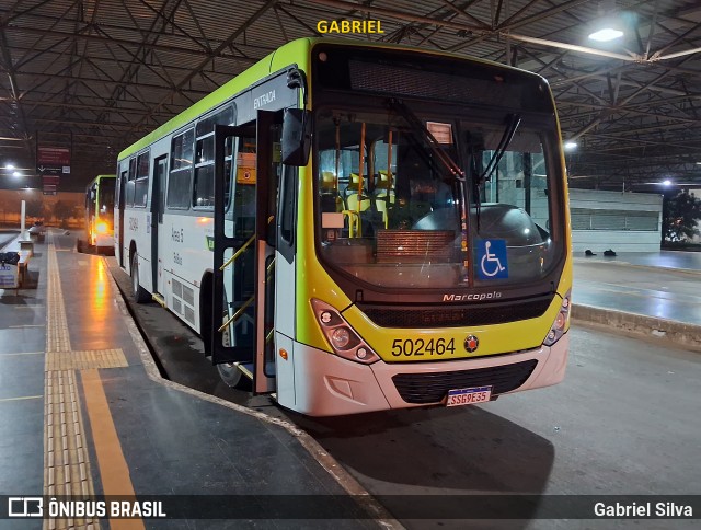 BsBus Mobilidade 502464 na cidade de Ceilândia, Distrito Federal, Brasil, por Gabriel Silva. ID da foto: 12057918.