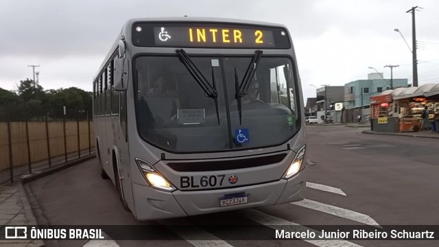 Transporte Coletivo Glória BL607 na cidade de Curitiba, Paraná, Brasil, por Marcelo Junior Ribeiro Schuartz. ID da foto: 12058247.