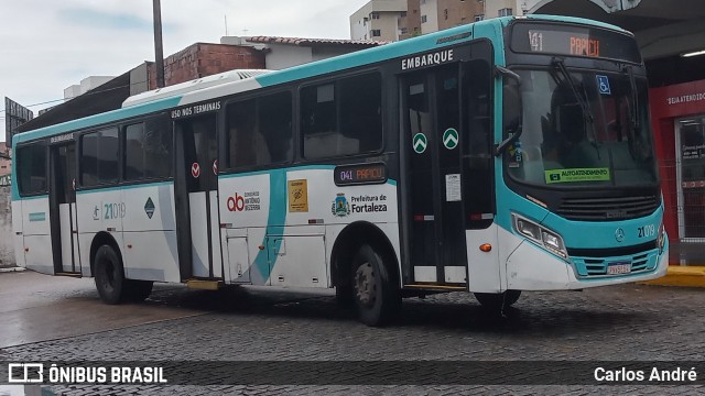 Aliança Transportes Urbanos 21019 na cidade de Fortaleza, Ceará, Brasil, por Carlos André. ID da foto: 12056137.