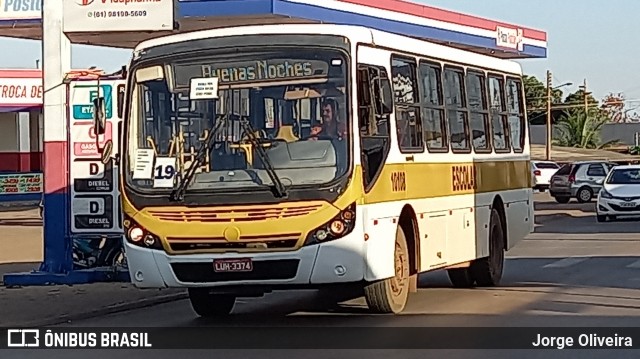 Transportes Veloso 10108 na cidade de Novo Gama, Goiás, Brasil, por Jorge Oliveira. ID da foto: 12058166.