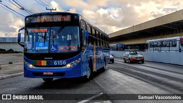 Viação Atalaia Transportes 6156 na cidade de Aracaju, Sergipe, Brasil, por Samuel Vasconcelos. ID da foto: 12057741.