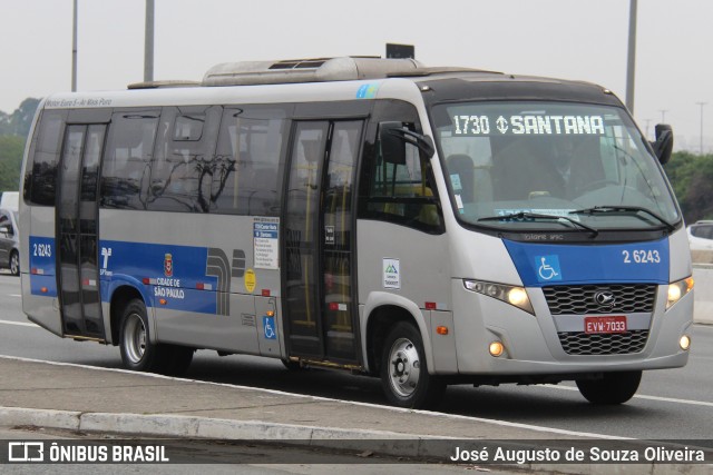 Transcooper > Norte Buss 2 6243 na cidade de São Paulo, São Paulo, Brasil, por José Augusto de Souza Oliveira. ID da foto: 12057116.