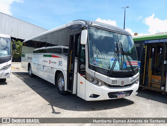 Borborema Imperial Transportes 305 na cidade de Caruaru, Pernambuco, Brasil, por Humberto Gomes Almeida de Santana. ID da foto: 12055647.