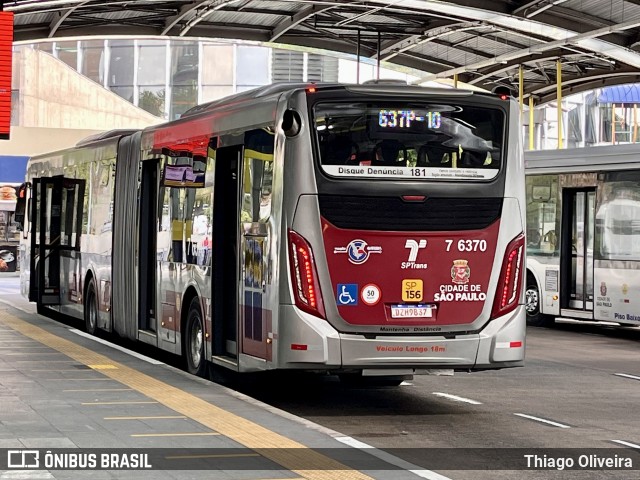 Viação Gatusa Transportes Urbanos 7 6370 na cidade de São Paulo, São Paulo, Brasil, por Thiago Oliveira. ID da foto: 12055759.