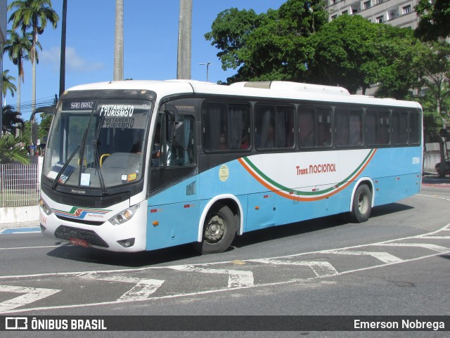 TBS - Travel Bus Service > Transnacional Fretamento 07244 na cidade de João Pessoa, Paraíba, Brasil, por Emerson Nobrega. ID da foto: 12057236.