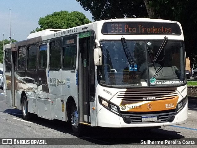 Erig Transportes > Gire Transportes B63031 na cidade de Rio de Janeiro, Rio de Janeiro, Brasil, por Guilherme Pereira Costa. ID da foto: 12057643.