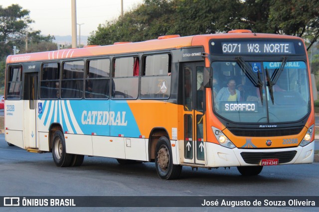 Advance Catedral Transportes 20288 na cidade de Brasília, Distrito Federal, Brasil, por José Augusto de Souza Oliveira. ID da foto: 12057233.