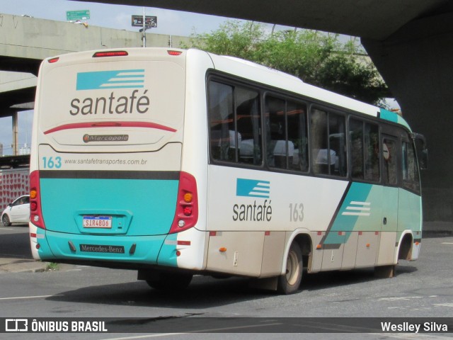 Santa Fé Transportes 163 na cidade de Belo Horizonte, Minas Gerais, Brasil, por Weslley Silva. ID da foto: 12056993.