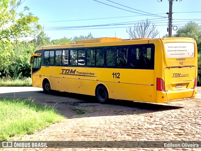 TDM Transportes 112 na cidade de Alegrete, Rio Grande do Sul, Brasil, por Edilson Oliveira. ID da foto: 12056271.