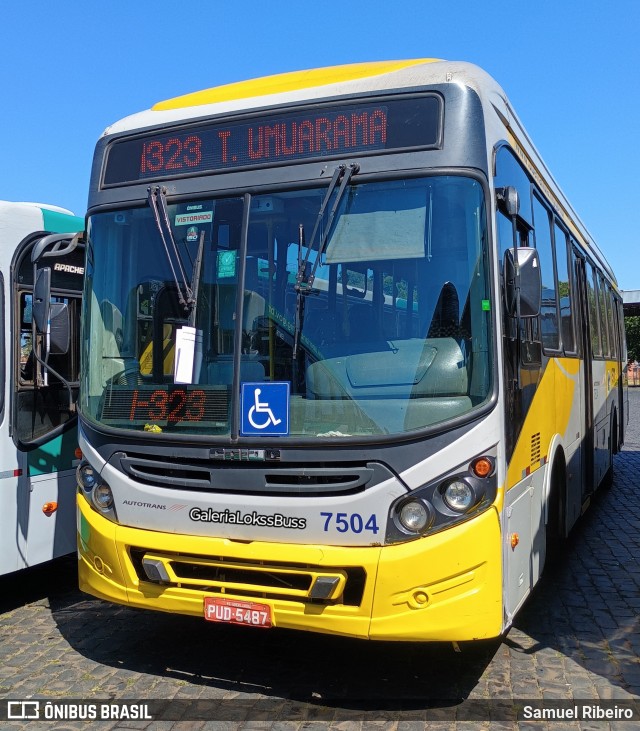 Companhia Coordenadas de Transportes 7504 na cidade de Uberlândia, Minas Gerais, Brasil, por Samuel Ribeiro. ID da foto: 12056387.