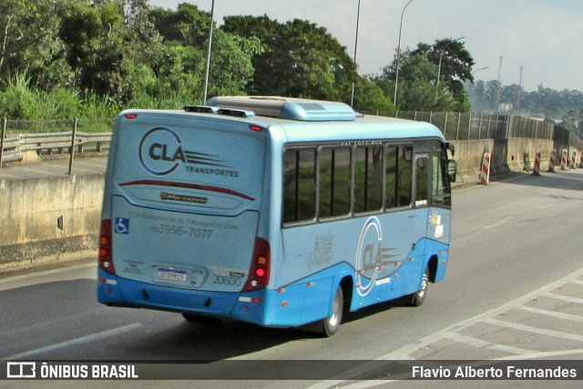CLA Transportes 20600 na cidade de Mairinque, São Paulo, Brasil, por Flavio Alberto Fernandes. ID da foto: 12055985.