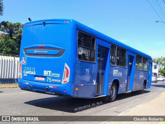 SOGAL - Sociedade de Ônibus Gaúcha Ltda. 75 na cidade de Canoas, Rio Grande do Sul, Brasil, por Claudio Roberto. ID da foto: 12058207.