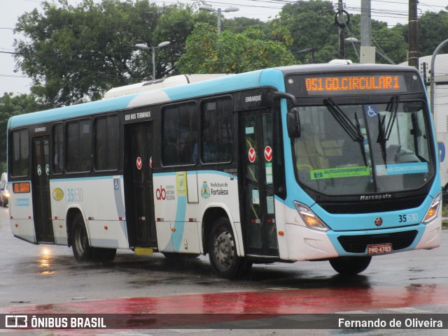 Rota Sol > Vega Transporte Urbano 35630 na cidade de Fortaleza, Ceará, Brasil, por Fernando de Oliveira. ID da foto: 12056857.