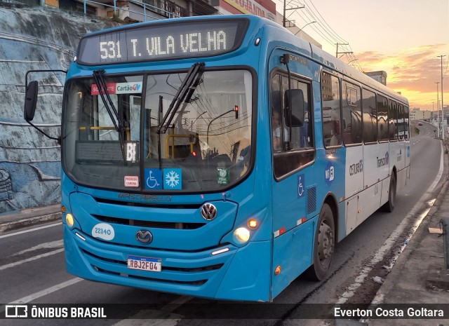 Nova Transporte 22340 na cidade de Cariacica, Espírito Santo, Brasil, por Everton Costa Goltara. ID da foto: 12057537.