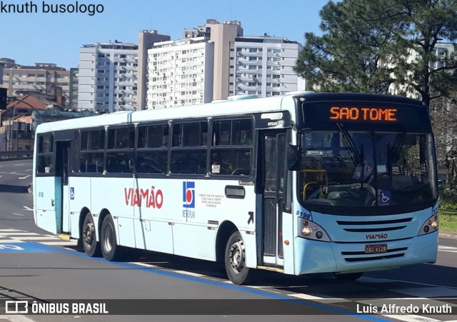 Empresa de Transporte Coletivo Viamão 8198 na cidade de Porto Alegre, Rio Grande do Sul, Brasil, por Luis Alfredo Knuth. ID da foto: 12056104.