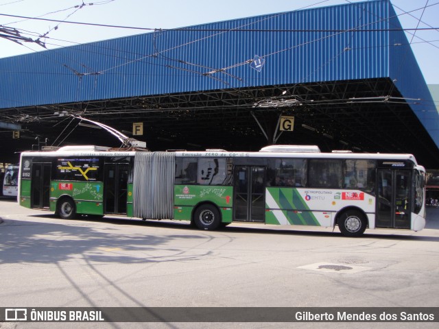 Next Mobilidade - ABC Sistema de Transporte 8152 na cidade de Santo André, São Paulo, Brasil, por Gilberto Mendes dos Santos. ID da foto: 12055377.