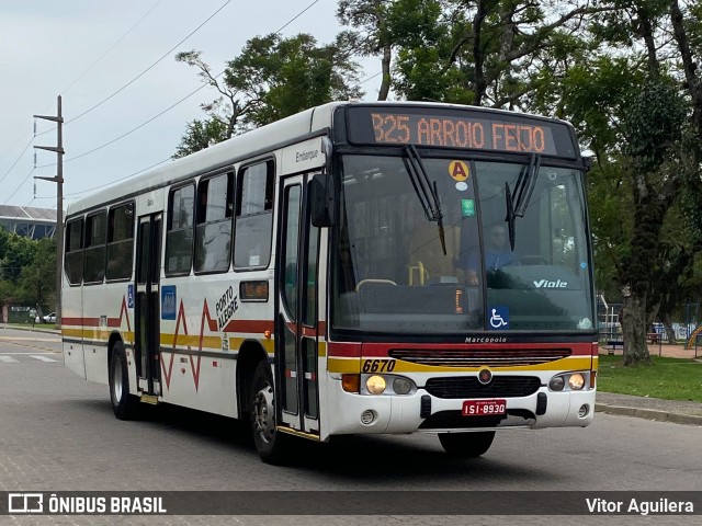 SOPAL - Sociedade de Ônibus Porto-Alegrense Ltda. 6670 na cidade de Porto Alegre, Rio Grande do Sul, Brasil, por Vitor Aguilera. ID da foto: 12055915.