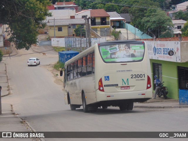 Viação Colombo 23001 na cidade de Colombo, Paraná, Brasil, por GDC __39AM. ID da foto: 12055955.