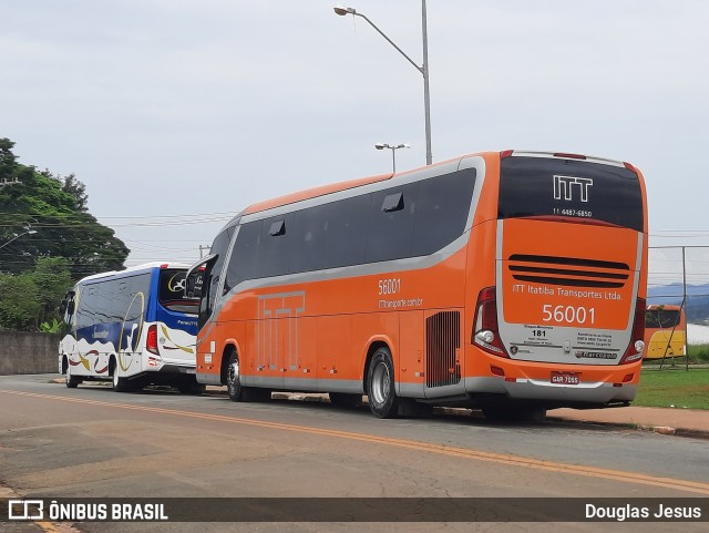 ITT - Itatiba Transporte e Turismo 56001 na cidade de Mogi das Cruzes, São Paulo, Brasil, por Douglas Jesus. ID da foto: 12057312.