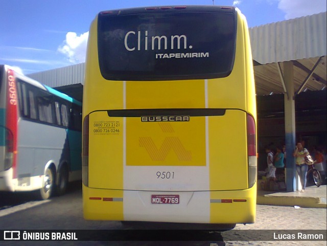 Viação Itapemirim 9501 na cidade de Serra Talhada, Pernambuco, Brasil, por Lucas Ramon. ID da foto: 12056424.