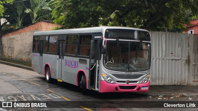 JR Log Bus 3040 na cidade de Vitória, Espírito Santo, Brasil, por Cleverton Liltk. ID da foto: 12055531.