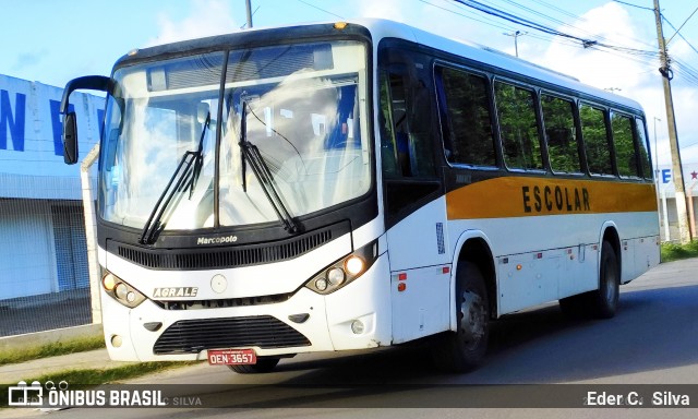 Vitória Transportes 12961 na cidade de Aracaju, Sergipe, Brasil, por Eder C.  Silva. ID da foto: 12057550.