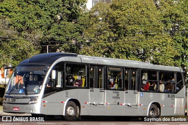 Transporte Coletivo Glória BL329 na cidade de Curitiba, Paraná, Brasil, por Saymon dos Santos. ID da foto: 12055813.