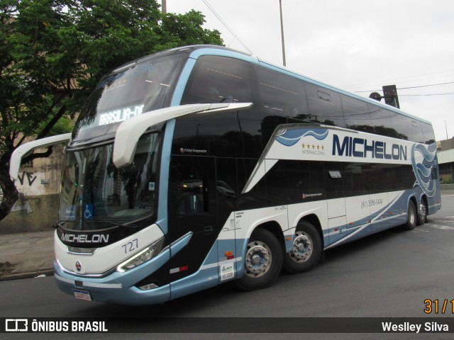 Michelon Turismo 727 na cidade de Belo Horizonte, Minas Gerais, Brasil, por Weslley Silva. ID da foto: 12056977.