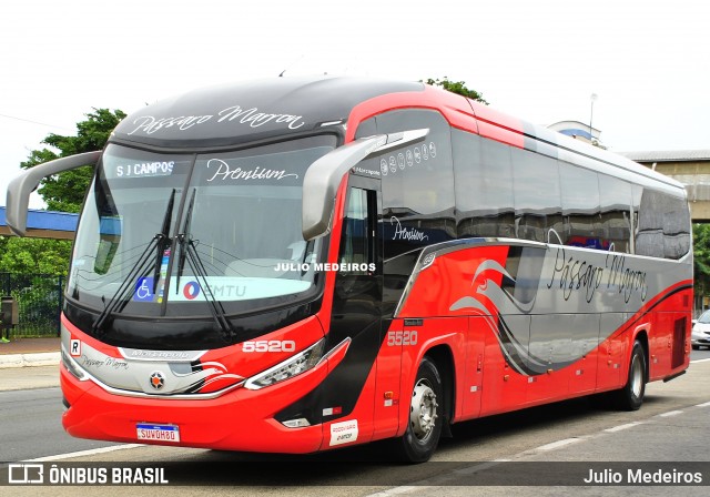 Empresa de Ônibus Pássaro Marron 5520 na cidade de Campinas, São Paulo, Brasil, por Julio Medeiros. ID da foto: 12056227.