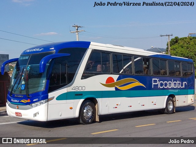 Piccolotur Transportes Turísticos 4800 na cidade de Várzea Paulista, São Paulo, Brasil, por João Pedro. ID da foto: 12056952.