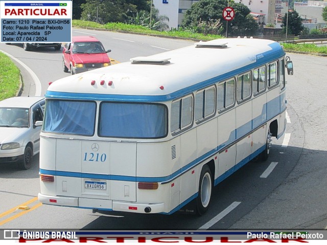 Ônibus Particulares 1210 na cidade de Aparecida, São Paulo, Brasil, por Paulo Rafael Peixoto. ID da foto: 12056013.