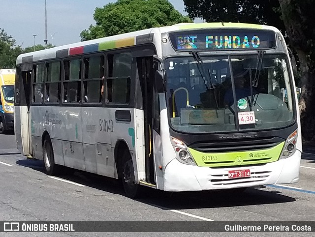 Transportes Paranapuan B10143 na cidade de Rio de Janeiro, Rio de Janeiro, Brasil, por Guilherme Pereira Costa. ID da foto: 12057404.