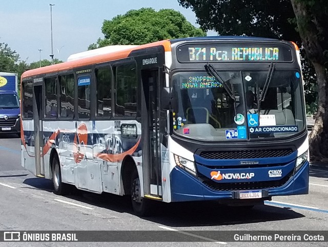 Viação Novacap C51605 na cidade de Rio de Janeiro, Rio de Janeiro, Brasil, por Guilherme Pereira Costa. ID da foto: 12057496.