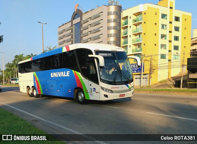 Univale Transportes R-0050 na cidade de Ipatinga, Minas Gerais, Brasil, por Celso ROTA381. ID da foto: 12055597.
