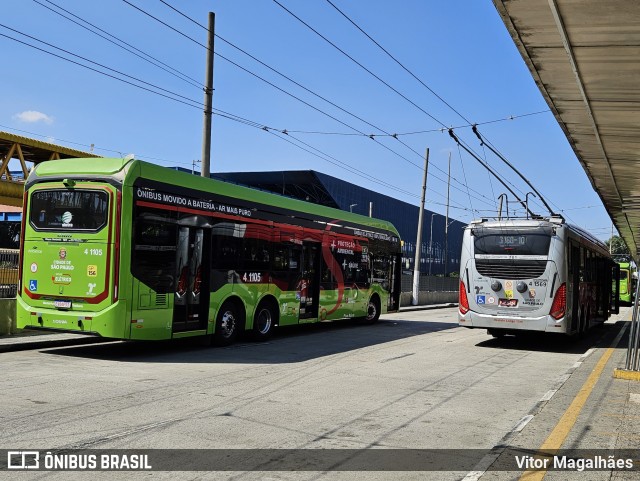 Himalaia Transportes > Ambiental Transportes Urbanos 4 1105 na cidade de São Paulo, São Paulo, Brasil, por Vitor Magalhães. ID da foto: 12056582.