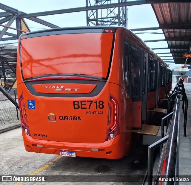 Transporte Coletivo Glória BE718 na cidade de Curitiba, Paraná, Brasil, por Amauri Souza. ID da foto: 12055880.
