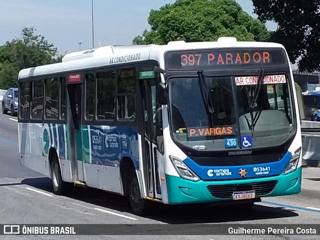 Transportes Campo Grande D53641 na cidade de Rio de Janeiro, Rio de Janeiro, Brasil, por Guilherme Pereira Costa. ID da foto: 12058230.