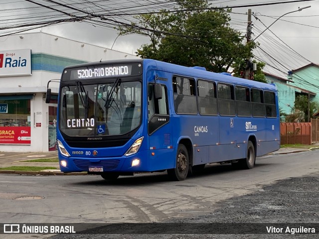 SOGAL - Sociedade de Ônibus Gaúcha Ltda. 80 na cidade de Canoas, Rio Grande do Sul, Brasil, por Vitor Aguilera. ID da foto: 12055923.