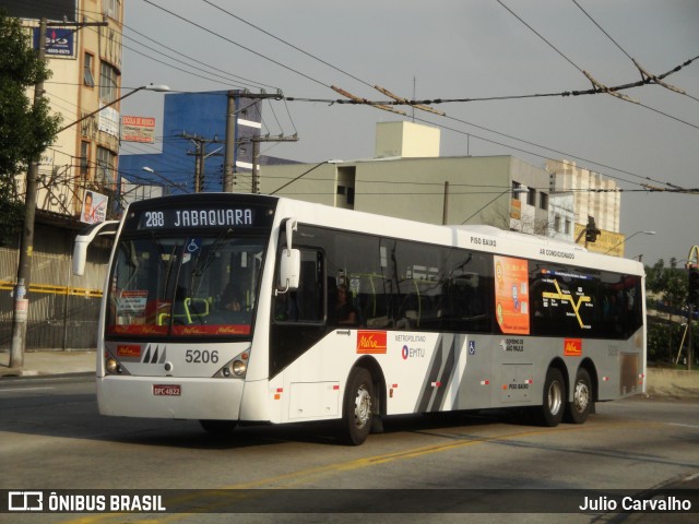 Metra - Sistema Metropolitano de Transporte 5206 na cidade de São Bernardo do Campo, São Paulo, Brasil, por Julio Carvalho. ID da foto: 12057793.