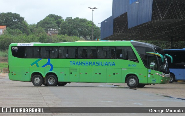 Transbrasiliana Transportes e Turismo 51001 na cidade de São Luís, Maranhão, Brasil, por George Miranda. ID da foto: 12057227.