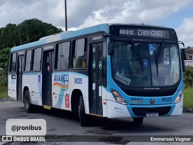 Avanço Transportes 9025 na cidade de Camaçari, Bahia, Brasil, por Emmerson Vagner. ID da foto: 12056041.