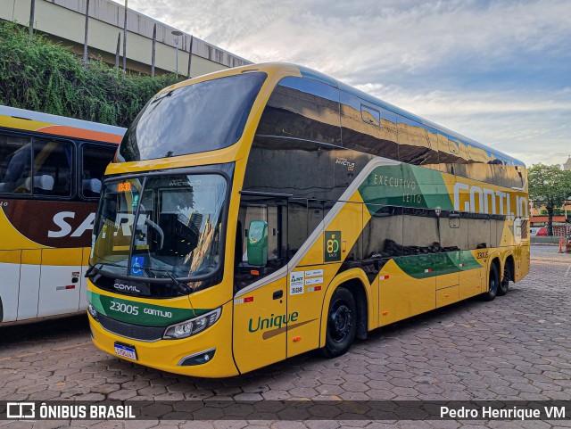 Empresa Gontijo de Transportes 23005 na cidade de Belo Horizonte, Minas Gerais, Brasil, por Pedro Henrique VM. ID da foto: 12056357.