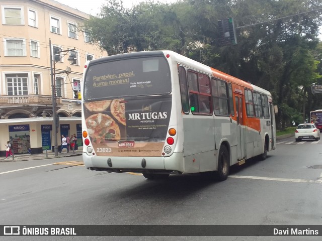 Linave Transportes A03023 na cidade de Petrópolis, Rio de Janeiro, Brasil, por Davi Martins. ID da foto: 12055447.