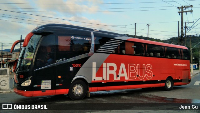 Lirabus 15010 na cidade de Guarujá, São Paulo, Brasil, por Jean Gu. ID da foto: 12057216.