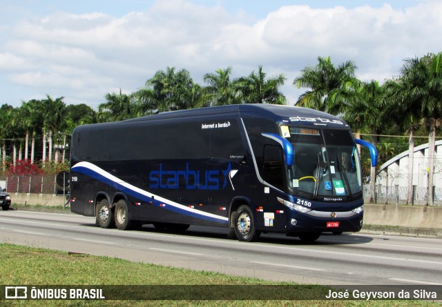 Viação Starbus 2150 na cidade de São José dos Campos, São Paulo, Brasil, por José Geyvson da Silva. ID da foto: 12057526.